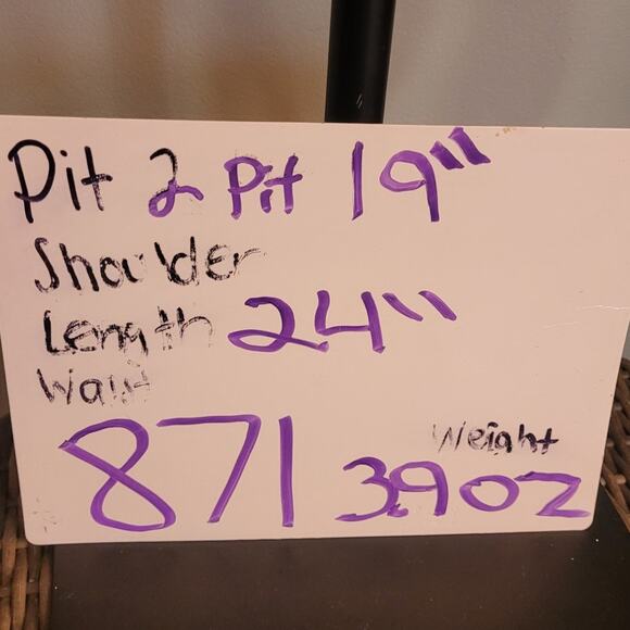 Calvin Klein Blue & Silver Striped Fringe Collar Tee Medium Fairycore Metallic - Picture 8 of 10